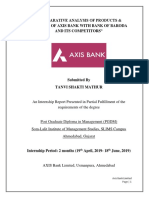 Axis Bank - Internship Report PDF