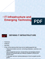 IT Infrastructure And: Emerging Technologies