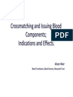 Crossmatching and Issuing Blood Components PDF