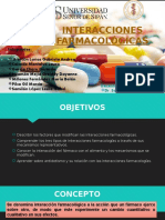 Interacciones Farmacológicas 