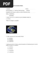 Evaluación 6° Hidrósfera