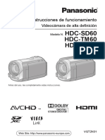 Manual Panasonic HDC-60