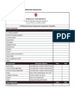 Full Body Harness Equipment Inspection Checklist: Date Inspected