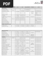 Official Line Up Advent