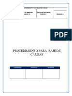 Procedimiento para Izaje de Cargas Tawa