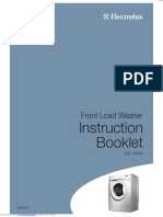 Instruction Booklet: Front Load Washer