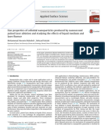 Applied Surface Science: Mohammad Hossein Mahdieh, Behzad Fattahi