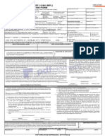 Multi-Purpose Loan (MPL) Application Form: Emilia Lani Monares