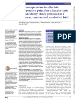 Electroacupuncture To Alleviate Postoperative Pain After A Laparoscopic Appendectomy: Study Protocol For A Three-Arm, Randomised, Controlled Trial