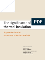 The Significance of Thermal Insulation