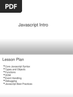 Lesson - Javascript Basics