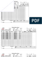 Tally Sheet/ Delivery/ Receipt: Loading Unloading Delivered Shifting