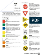 Traffic Signs and Rule of The Road