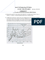 SDOF Model: Non-Periodic Excitation MDOF Models