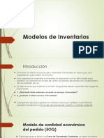 Modelos de Inventarios Primera Sesion