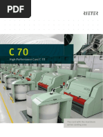 Rieter c70 Card Brochure 2810 v3 89526 en