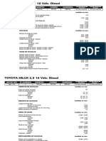 TOYOTA HILUX 2,5 16 Valv. Diesel PDF