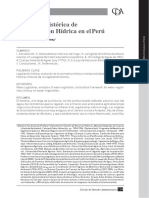 Evolución Histórica de La Legislación Hídrica en El Perú: Edilberto Guevara Pérez