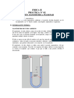 Practica #02 - Presión Manomemtrica PDF