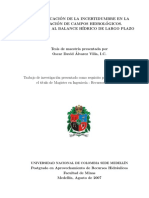 Cuantificación de La Incertidumbre en La Estimación de Campos Hidrológicos - Álvarez, 2010