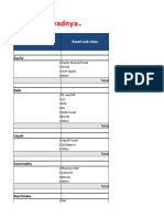 New Asset Allocation Format