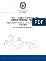 Ingles Tecnico para Administracion y Finanzas