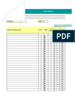 Escandallo en Excel