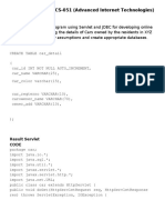 PART-I: Lab For MCS-051 (Advanced Internet Technologies)