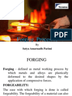 Forging Processes: Satya Amarnadh Parimi