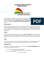 Concurso de Microcuentos "Somos Bolivia"