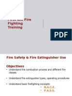 First Aid Fire Fighting Training