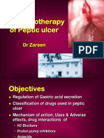 Pharmacotherapy of Peptic Ulcer: DR Zareen