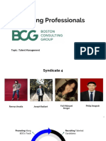 Developing Professionals BCG Way