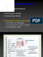 Aspectos Generales: - Músculo Liso Gastrointestinal - Contracciones Tónicas - Contracciones Fásicas