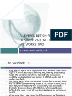 A Levered Bet On Flex Demand: Valuing The We (Works) Ipo!