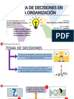 La Toma de Decisiones en Una Organización