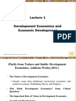 Development Economics and Economic Development