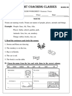 Bright Coaching Classes: Nouns