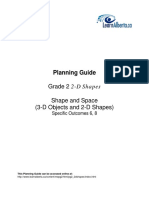 Grade 2 Shape and Space (3-D Objects and 2-D Shapes) : Planning Guide