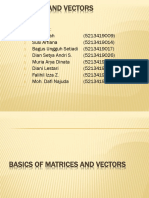 Matrices and Vectors