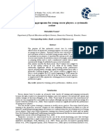 Plyometric Training Programs For Young Soccer Players: A Systematic Review