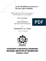 Design of An Air Distribution System For A Multi-Story Office Building