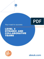 Level 4 Dynamic and Collaborative Teams: Your Road To Success