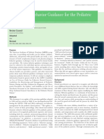 Guideline On Behavior Guidance For The Pediatric Dental Patient PDF