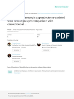 Two-Port Laparoscopic Appendectomy Assisted With Needle Grasper Comparison With Conventional..