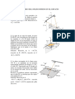 Boletín 3 - Equilibrio Del Sólido Rígido en El Espacio