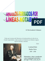 Ángulos Formados Por Líneas Notables