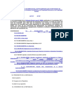 Ley de Regularización de Edificaciones Ley Nro 27157