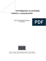 Jesús Galindo Técnicas de Investigación en Sociedad, Cultura y Comunicación