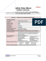 Safety Data Sheet: Sodium Carbonate